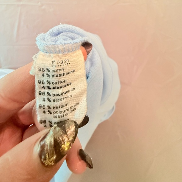 Lacoste Y2K Light Blue Women’s Short Sleeve Polo Tee Size 36 XS/Small MSRP $98 - Picture 9 of 10